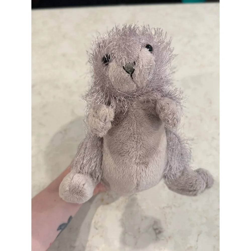 Y2K collectible Ganz Webkinz Gray Squirrel Plush‎ Stuffed Animal No Code HM118